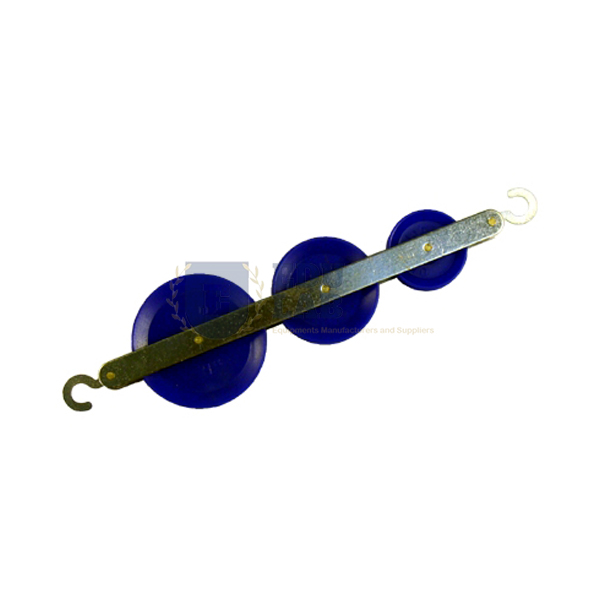 Triple Inline Plastic Pulley