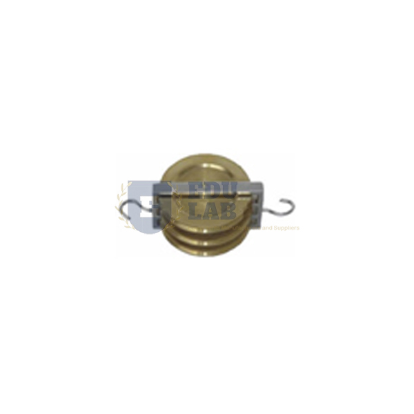 Triple in Line Brass Pulley