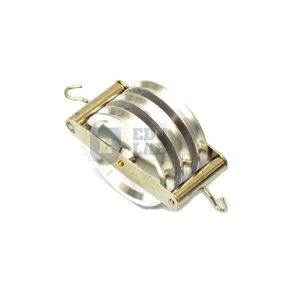 Triple Parallel Metal Pulley